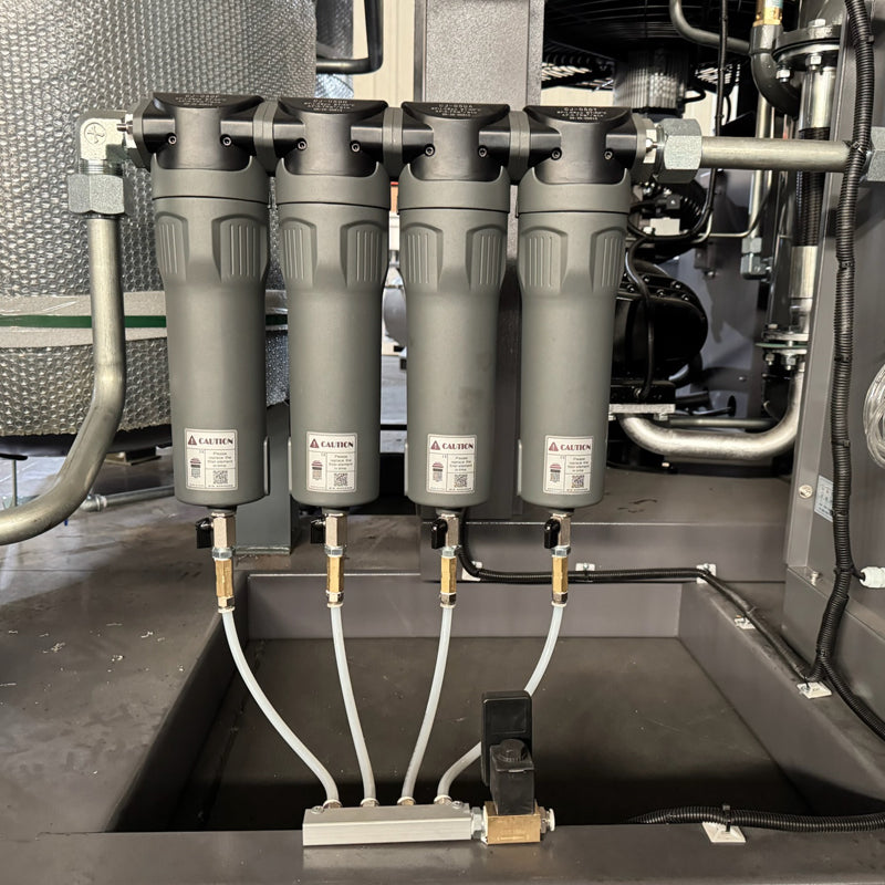 Auf Rahmen montierter Laserkompressor 20 bar für 30 kW-60 kW Faserlaser-Schneidanlagen