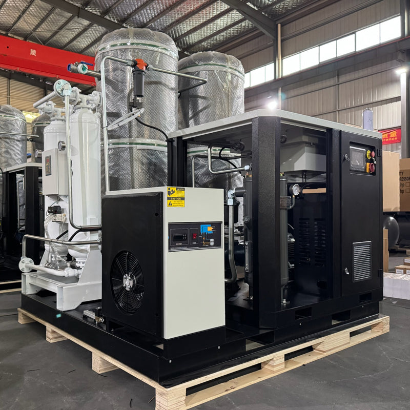 Auf Rahmen montierter Laserkompressor 20 bar für 30 kW-60 kW Faserlaser-Schneidanlagen
