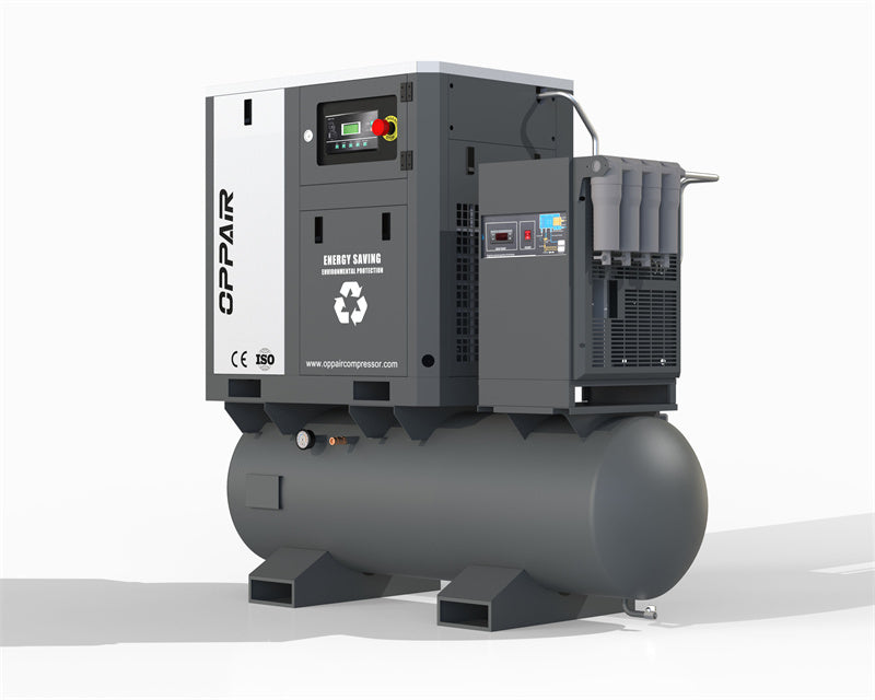 16 bar Hochdruck-All-in-One-Schraubenkompressor 30 kW mit zwei Druckluftbehältern