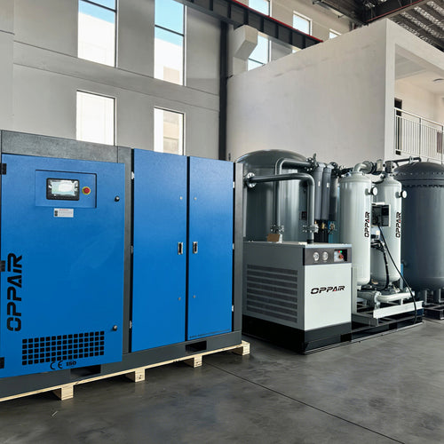 Complete Oxygen Generation Equipment With PLC Control System From Air Compression To PSA Oxygen Generator