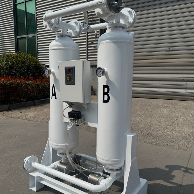 Secador de aire de dos torres de regeneración con microcalor para compresor industrial