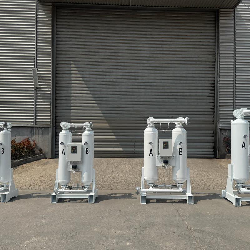 Energy Saving Twin Tower Compressed Air Dryer with PLC Automatic Control System