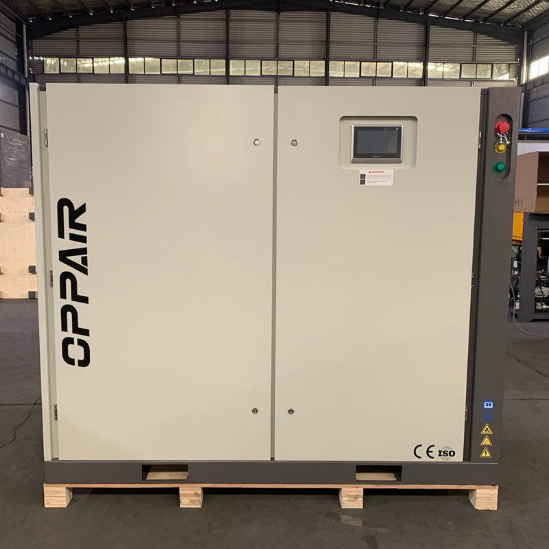 Double Stage Screw Air Compressor 110kw 250kw 350hp Textile Machine