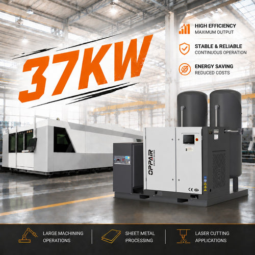 30KW 37KW 16Bar skid-mounted laser cutting machine special air compressor