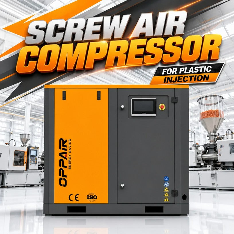 OPP-100F 75kw 100hp 10.0-13.4m3/min 7/8/10/12bar Screw Air Compressor Energy-saving and Environmentally Friendly