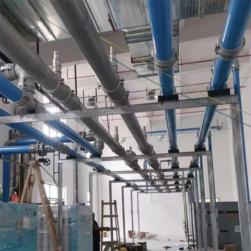 Connecting pipeline for connecting screw air compressor air tank and air dryer