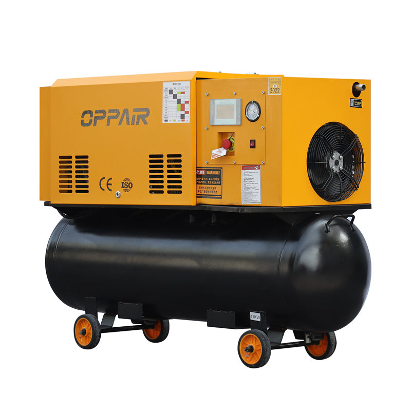 Single phase 7.5kw 10hp Low Noise Screw Air Compressor