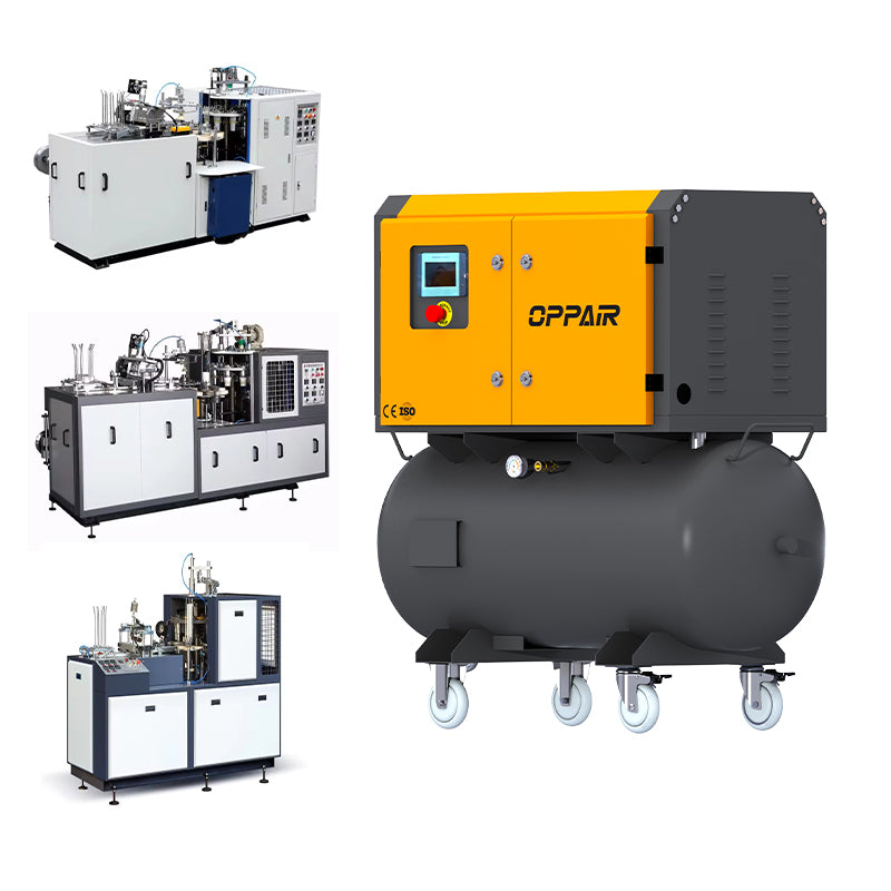 Portable High Voltage 2-in-1 7.5kw 10HP Energy-Saving Air-Cooled Screw Air Compressor