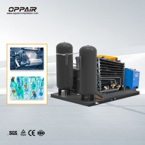 High outlet Pressure 30/40bar Booster air Compressor 22kw 8/10bar 5-Clase Air Compressor 3.2m3/min for PET Blowing Machine