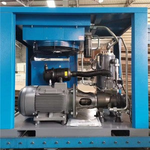 Screw air compressor accessories, valves, motors, radiators