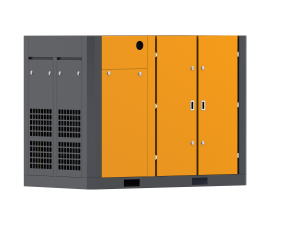 OPPAIR 90kw screw air compressor with two cooling fans
