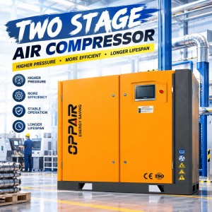 Two Stage 3/4/5bar Screw Air Compressor PM VSD Compresor de tornillo