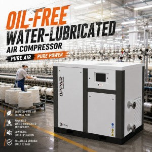 120kw 92kw 100kw Oil Free Air Compressor Water Lubricating 40bar 30bar 25bar Screw Air Compressor For Energy Chemical
