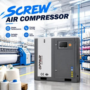 55kw/75hp Double Stage Compressing Double Screw Air Compressor For Factory