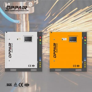 Fixed speed screw air compressors of the OPPAIR brand