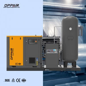 High Efficient 30/40bar Booster Screw Air Compressor 55kw 75hp 9m3/min Air Compressor for Plastic Jerry Can Blow Molding Machine