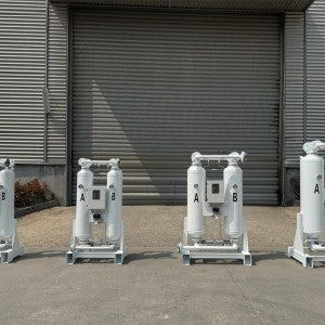 Energy Saving Twin Tower Compressed Air Dryer with PLC Automatic Control System