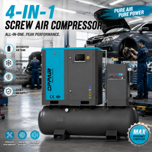 Variable Frequency 4-in-1 Integrated Screw Air Compressor 11/15/22kw All in One Compressor for Auto Repair Industry
