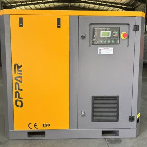 OPP-30F 22kw 30hp 2.7-3.8m3/min 7/8/10/12bar Fixed Speed Screw Air Compressor Lubricated Motor & Engine Air Cooled