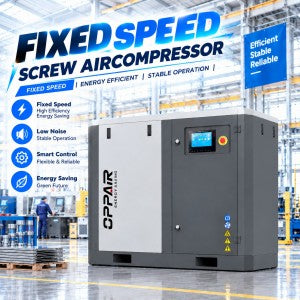 OPP-50F 37kw 50hp 5.0-6.8m3/min 7/8/10/12bar Screw Air Compressor Source Factory After-sales Guarantee