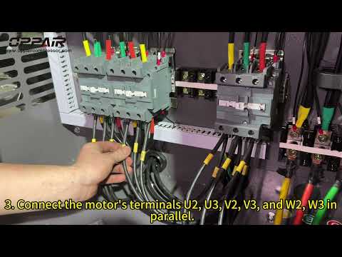 Umschalten auf Dualspannung am Kompressor