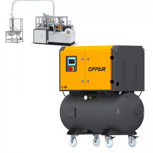 Single phase 4.5kw 6HP Permanent Magnet VSD Industrial Oil Injected Screw Air Compressor
