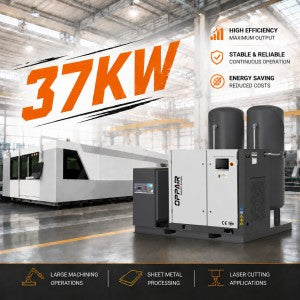 30KW 37KW 16Bar skid-mounted laser cutting machine special air compressor