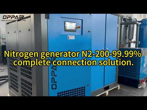OPPAIR Nitrogen generator N2-200-99.99% complete connection solution