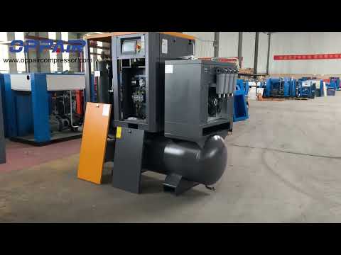 OPPAIR Druckluftkompressor der 4in1-Serie, Modell gelb-grau.